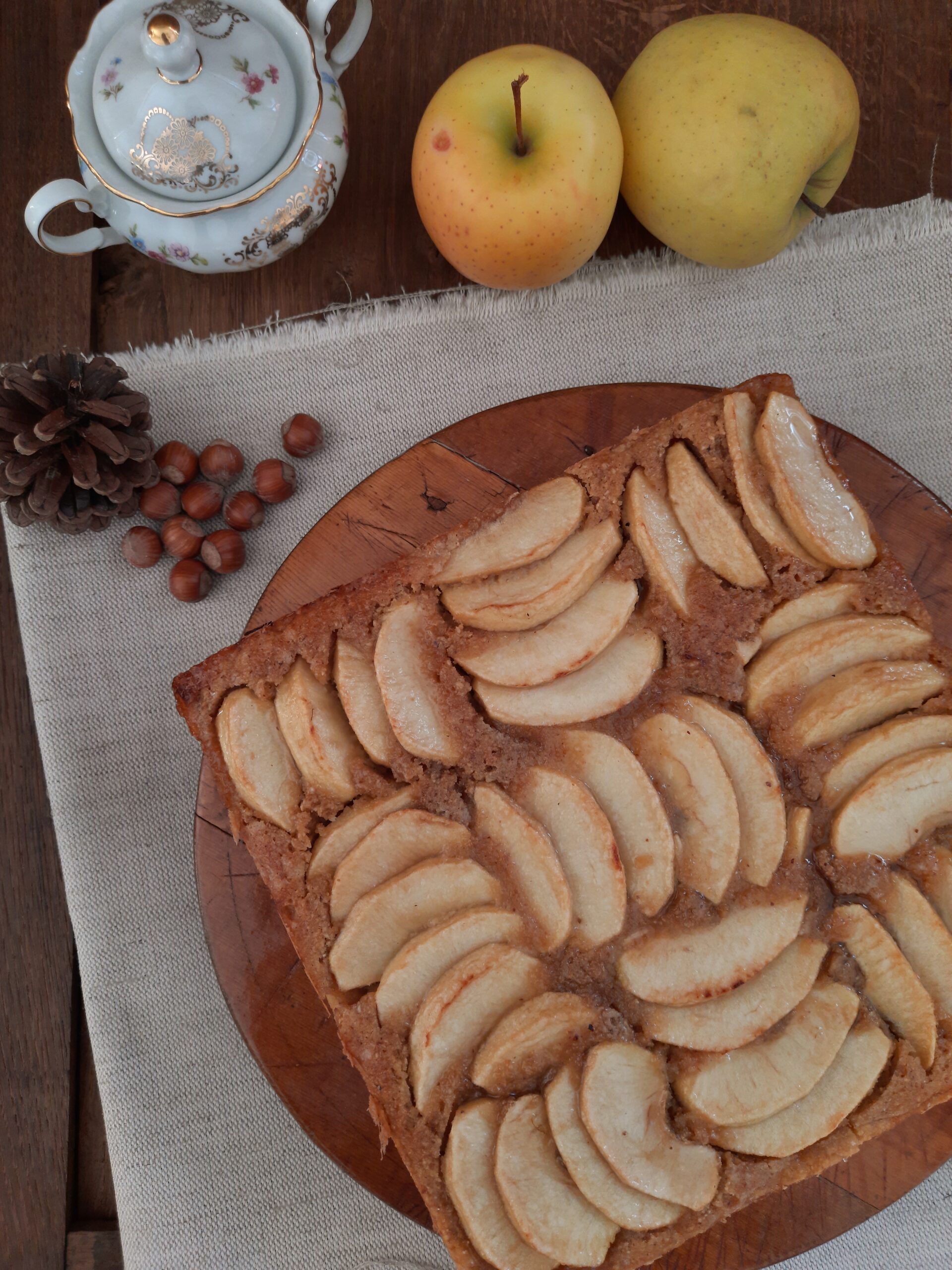 CROSTATA DI MELE CON CREMA FRANGIPANE ALLA NOCCIOLA