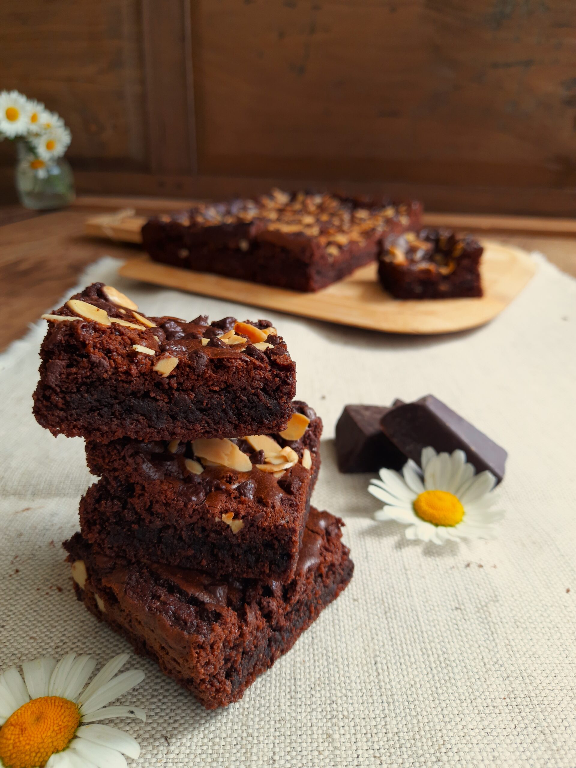 BROWNIES CON FARINA DI RISO